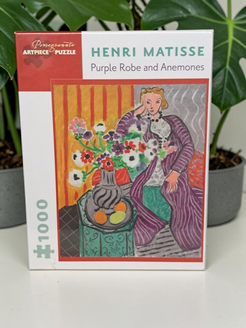 Henri Matisse Purple Robe And Anemones 1000 Piece Jigsaw Puzzle Pomegranate